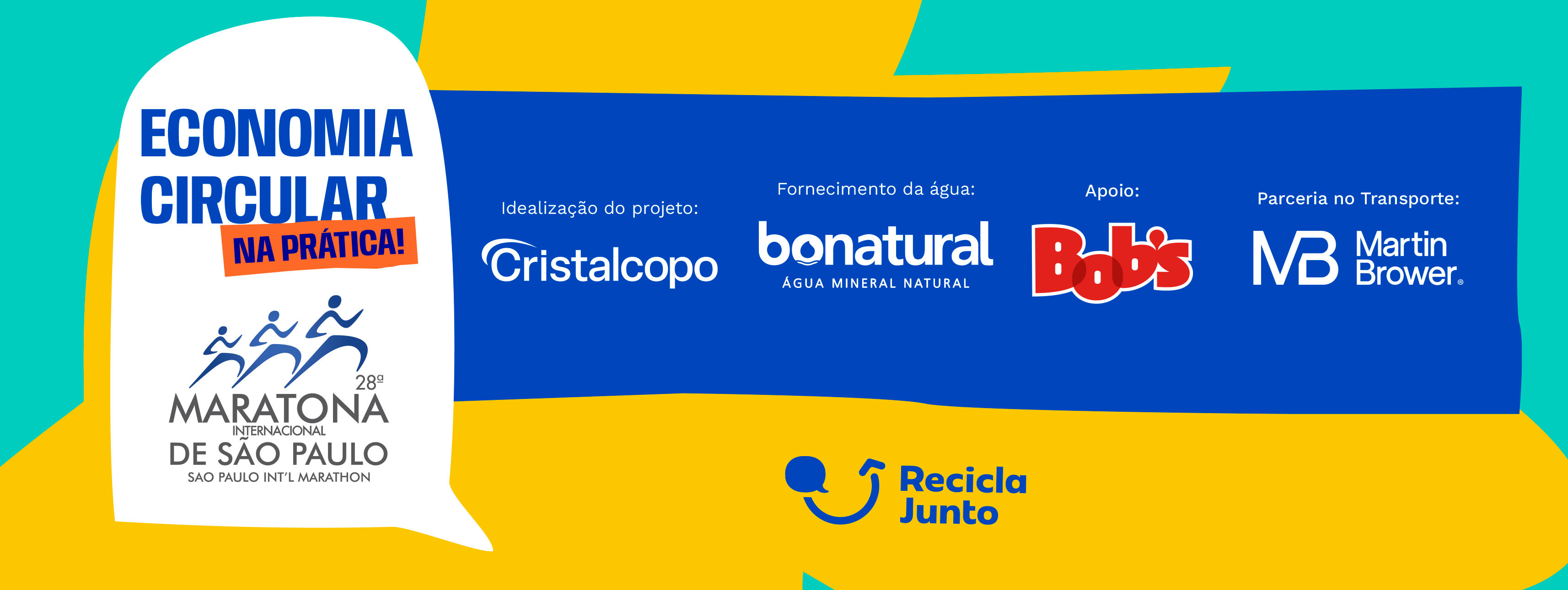 Apoiadores da Maratona Internacional de SP.