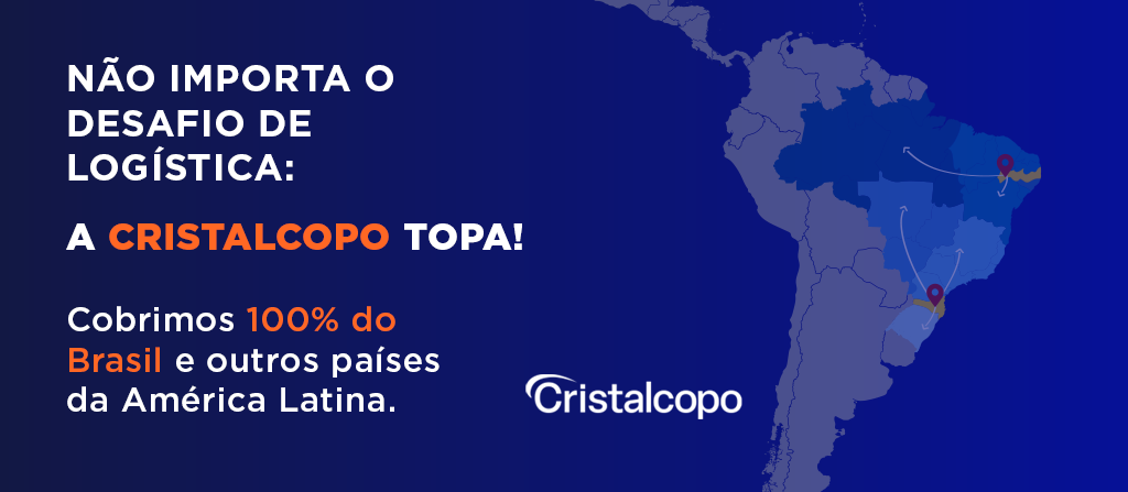 Não importa o desafio de logística: a Cristalcopo topa!