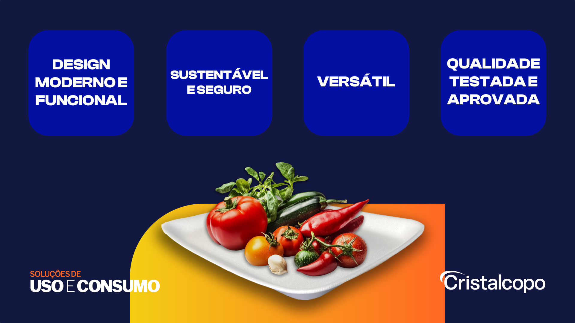 Bandeja Leve Cristalcopo:  Inovação que vai transformar o mercado