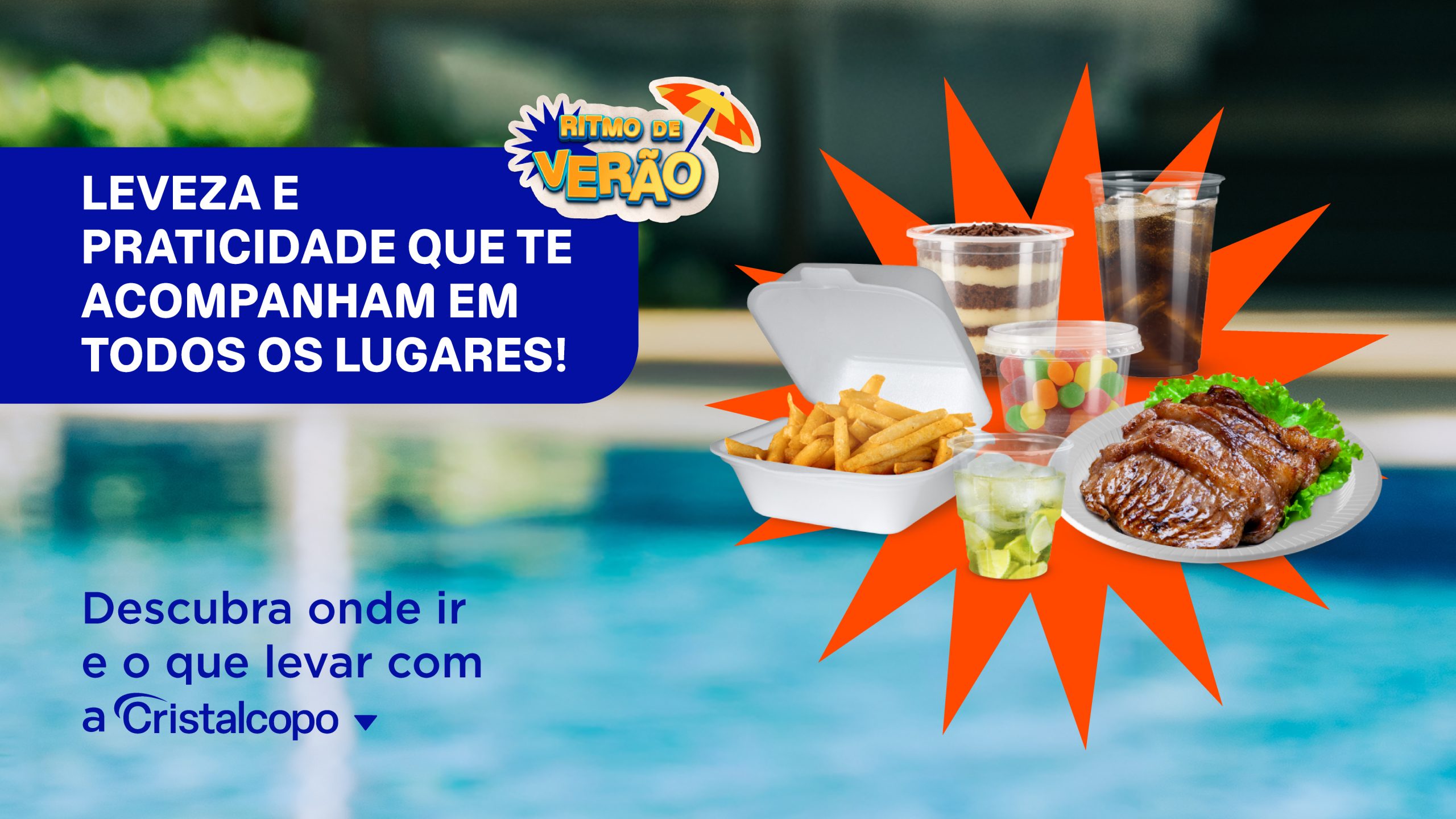 Leveza, praticidade e verão: descubra onde ir e o que levar com a Cristalcopo! ☀️